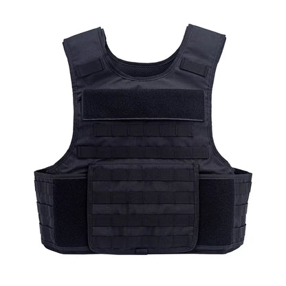 Porte-plaques tactique noir MOLLE – Respirant et modulable