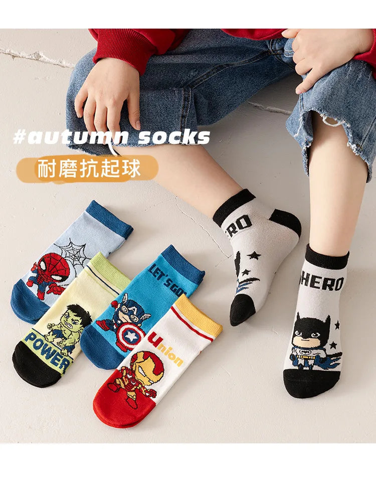 5 paires de chaussettes pour Marvel enfants Ma boutique