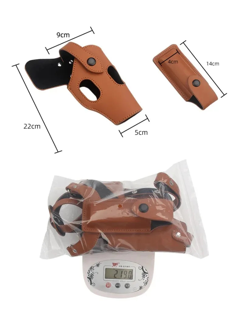 ERQYGRA Holster Tactique Double Épaule – Port Discret & Anti-Vol - BLACKBEARD OUTDOOR INDUSTRIES