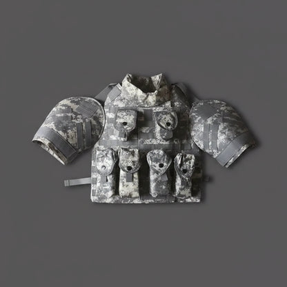 gilet tactique airsoft otv MOLLE – porte-plaques 800D réglable avec poches, idéal paintball & entraînement outdoor - BLACKBEARD OUTDOOR INDUSTRIES