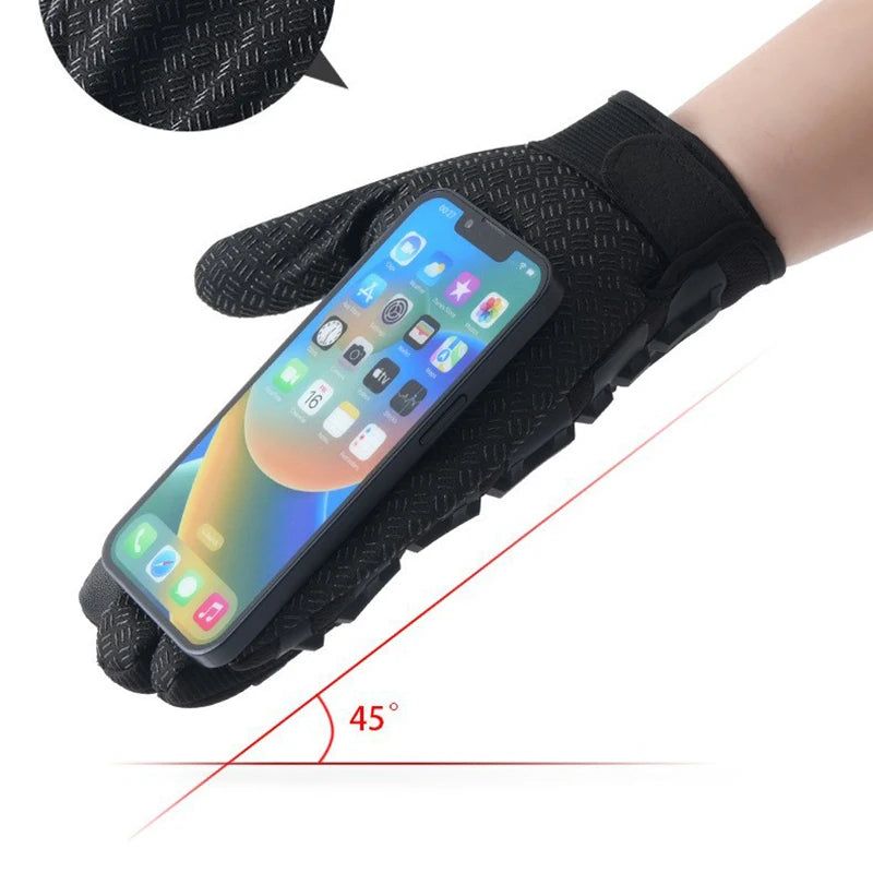 Gants Tactiques Plein Doigt TPR – Protection Articulations, Écran Tactile | Moto, Airsoft, Cyclisme