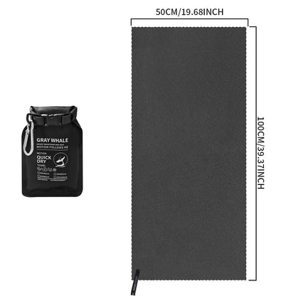 Serviette de sport séchage rapide en microfibre – compacte, ultra‑légère, idéale pour la gym, le camping et le voyage - BLACKBEARD OUTDOOR INDUSTRIES