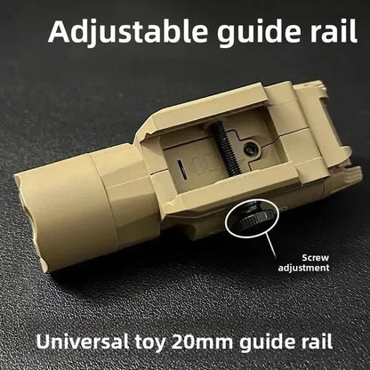 Lampe Tactique LED Rail 20mm – Stroboscope Nylon Type X300 | Airsoft & Chasse