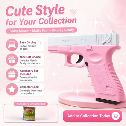 Réplique airsoft rose type Glock 18 – Spring 6 mm