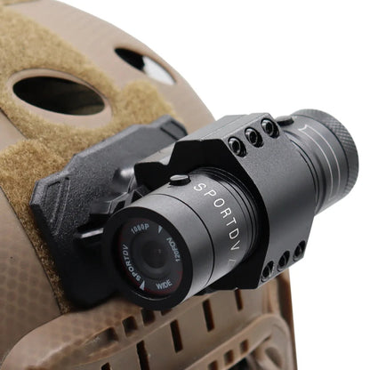 Caméra de Casque Tactique 720P/1080P – Caméra Sport avec Fonction Vidéo et Photo pour Chasse, Airsoft et Wargames BLACKBEARD OUTDOOR INDUSTRIES