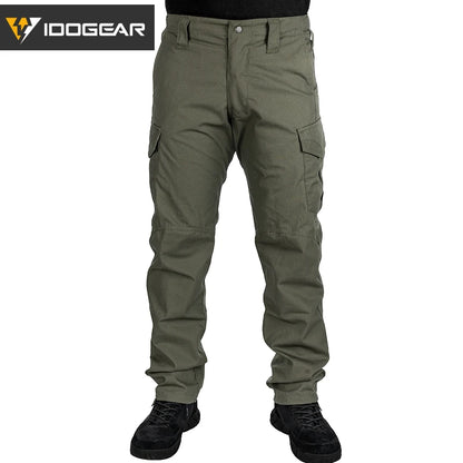 Pantalon tactique IDOGEAR leger respirant slim fit outdoor vue avant