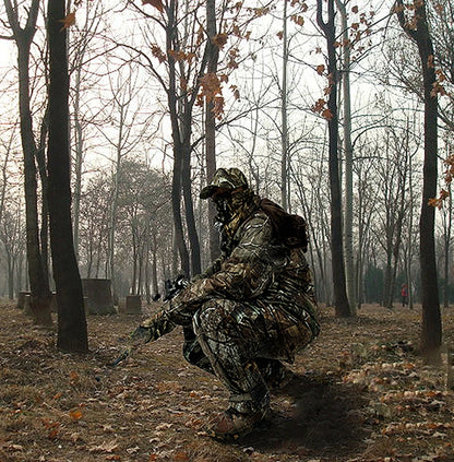 Tenue Camouflage Hiver Chasse Ghillie Suit Thermique – Polyester, Neige & Forêt | Pêche, Airsoft | T.44-54