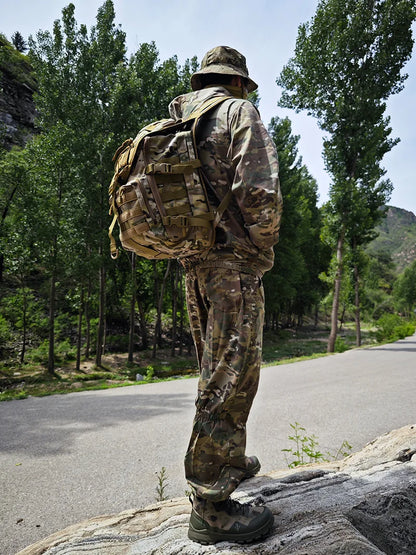 Tenue Camouflage Tactique Été – ATFG EMR White/Yellow Flower – Veste & Pantalon - BLACKBEARD OUTDOOR INDUSTRIES