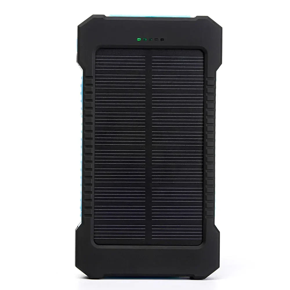Power Bank Solaire 20 000mAh Étanche – Chargeur d'Urgence avec LED SOS & Boussole - BLACKBEARD OUTDOOR INDUSTRIES
