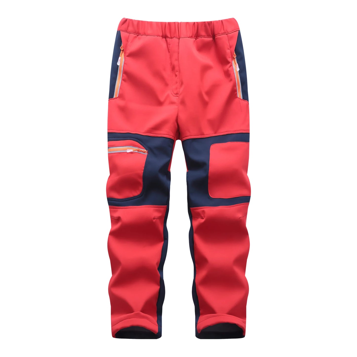 Pantalon Sport Enfant Soft Shell Imperméable Patchwork – Randonnée Escalade – Unisexe – 3 à 14 Ans