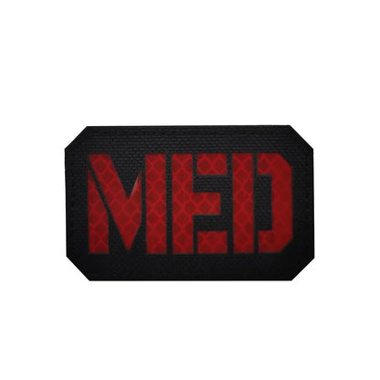 MEDIC Embroidered Patch IR Reflective Glow in Dark Tactical Military Patches Medical MED EMT PARAMEDIC Emblem PVC Rubber Badges - BLACKBEARD OUTDOOR INDUSTRIES