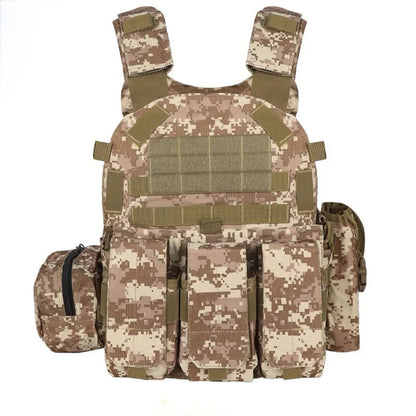 Gilet Tactique Porte-Plaque Enfant – Camouflage Militaire Respirant