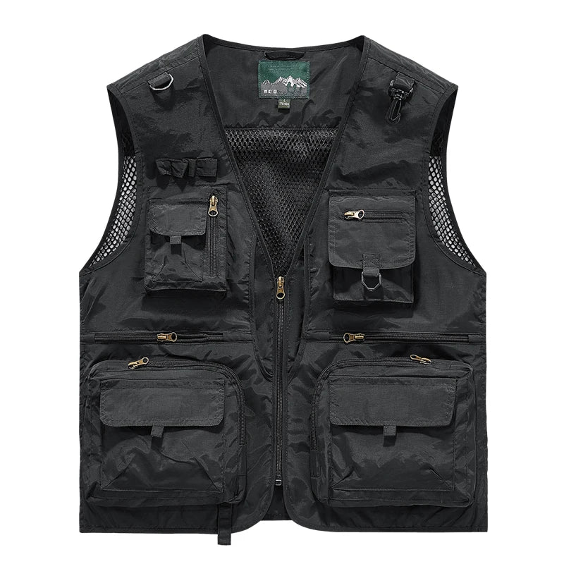 Gilet Tactique Homme Été – 14 Poches, Mesh Respirant - BLACKBEARD OUTDOOR INDUSTRIES