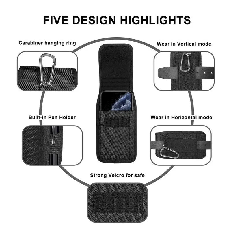 Sacoche téléphone à la ceinture pour sport et outdoor