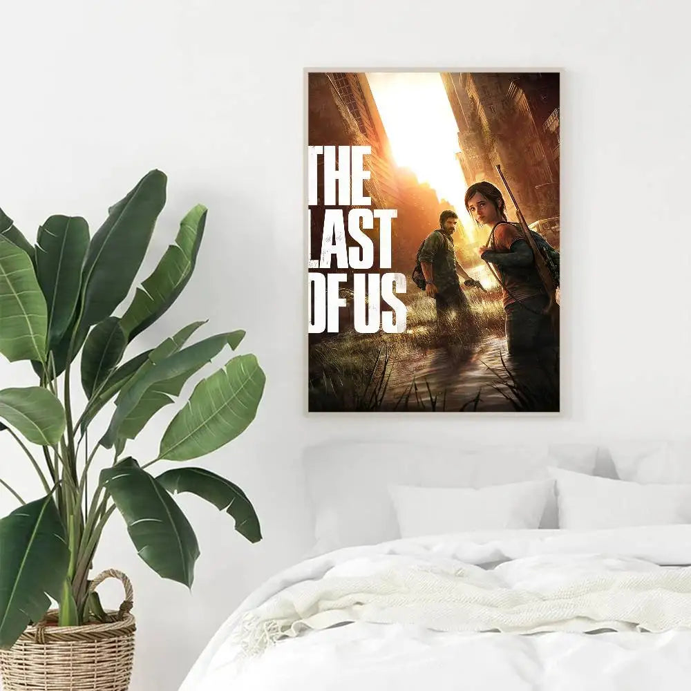 Poster The Last of Us Autocollant Imperméable – Décoration Murale Gaming | Style Esthétique, Sans Cadre | 10x15 à 50x70 cm
