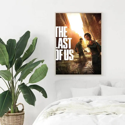 Poster The Last of Us Autocollant Imperméable – Décoration Murale Gaming | Style Esthétique, Sans Cadre | 10x15 à 50x70 cm