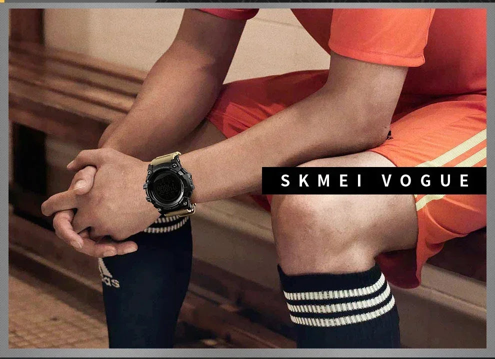 Montre Digitale Sport Homme SKMEI 1384 – Résistante et Multifonction - BLACKBEARD OUTDOOR INDUSTRIES