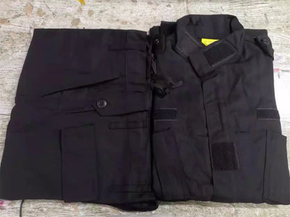 Tenue Tactique Tom ACU Édition BK – Costume Combat Noir Style Militaire PMC pour Entraînement, Randonnée et Escalade - BLACKBEARD OUTDOOR INDUSTRIES