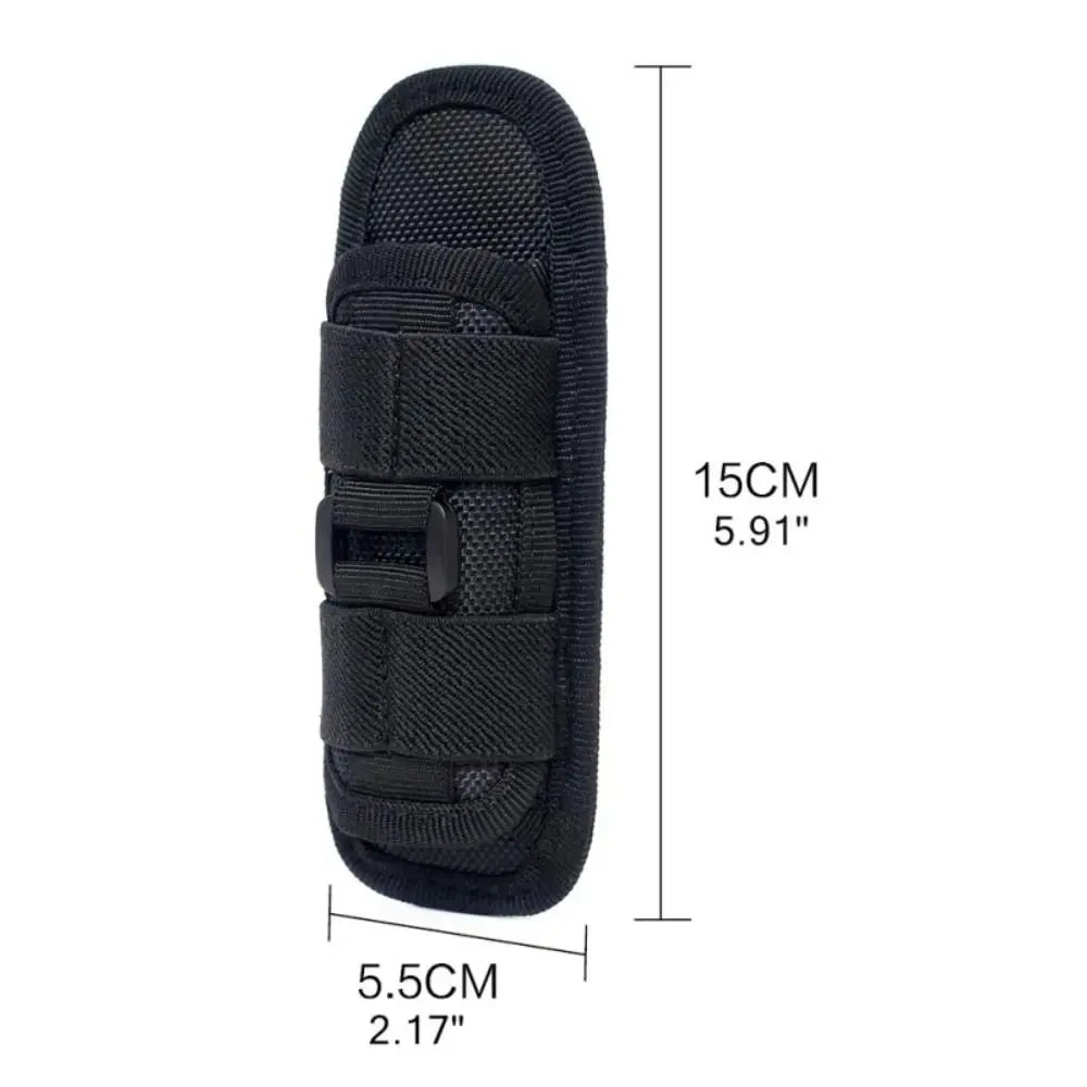 Holster Lampe Torche Tactique Rotatif 360° – Nylon Ceinture | Noir, Kaki, Vert - BLACKBEARD OUTDOOR INDUSTRIES