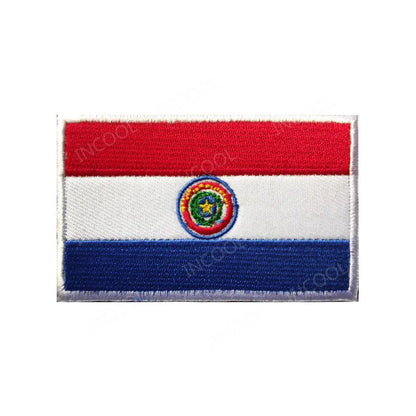 Patch Drapeaux Brodés Amérique et Caraïbes – 8×5 cm avec Velcro - BLACKBEARD OUTDOOR INDUSTRIES