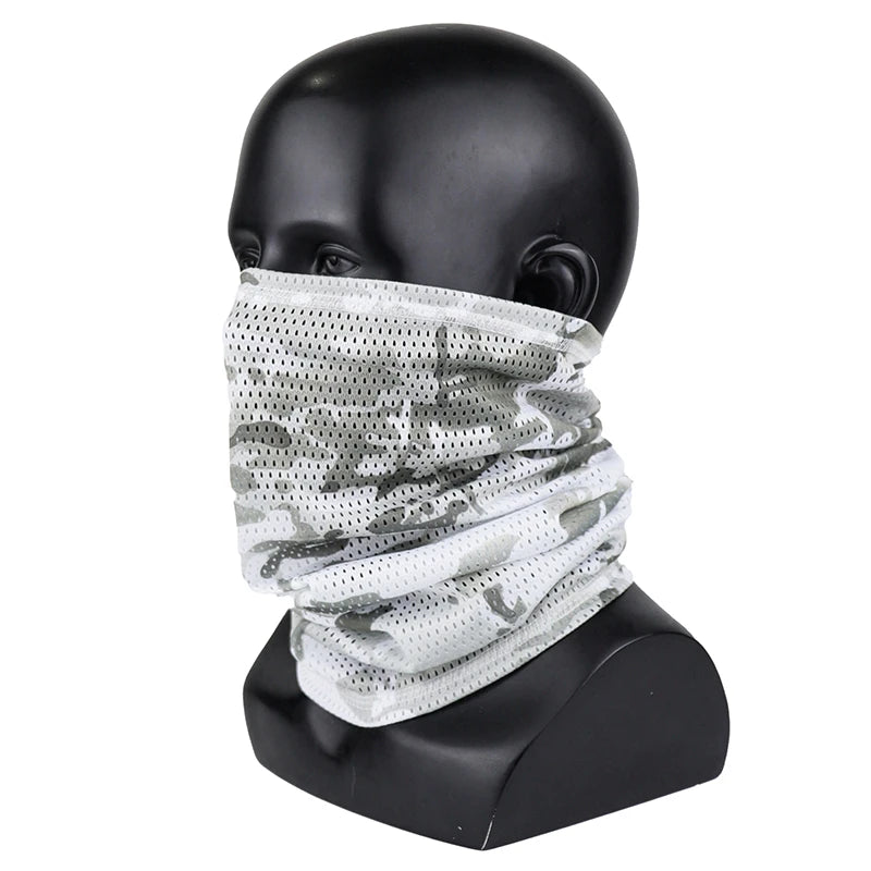 Bob Tactique Camouflage + Tour de Cou – Protection Solaire Outdoor Unisexe