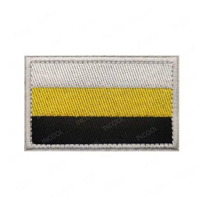 Patch Brodé Russie Soviétique – Bande Noire et Jaune Réfléchissante Infrarouge - BLACKBEARD OUTDOOR INDUSTRIES
