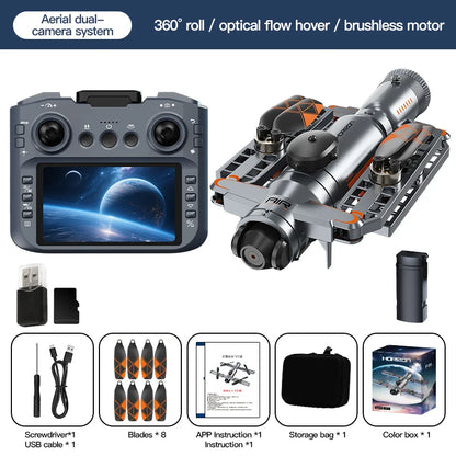 Drone AE22 Brushless 4K/8K – Écran 4,3" | GPS, Évitement d'obstacles, FPV WiFi 5G, Pliable