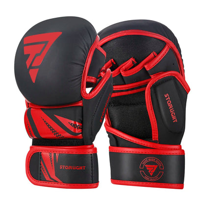 Gants de Boxe Professionnels MMA - Gants de Formation en PU pour Boxe, Karaté, Muay Thai et Arts Martiaux BLACKBEARD OUTDOOR INDUSTRIES
