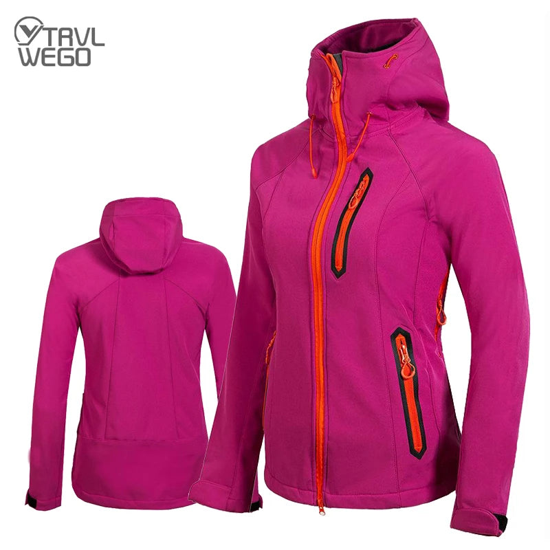 Veste Softshell Femme Capuche Polaire – Légère, Imperméable & Coupe-Vent - BLACKBEARD OUTDOOR INDUSTRIES