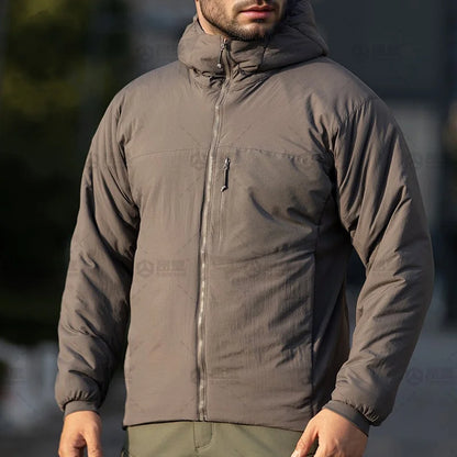 Doudoune Tactique Homme Hiver – Légère, Capuche, Coupe-Vent & Hydrofuge | Randonnée Outdoor - BLACKBEARD OUTDOOR INDUSTRIES