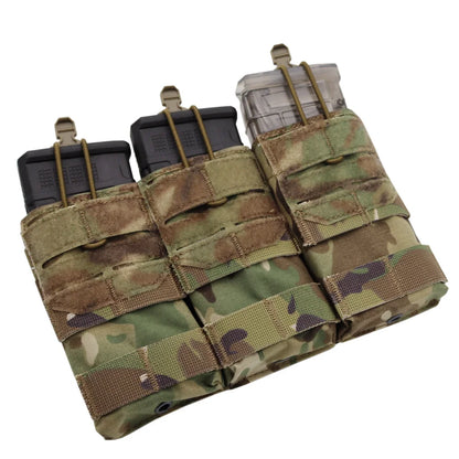 Porte-Chargeur Triple Tactique MOLLE – Nylon 500D | Compatible 556 M4 M16 | 6 Coloris - BLACKBEARD OUTDOOR INDUSTRIES