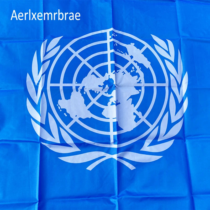 Drapeau des Nations Unies (ONU) - 90x150cm en Polyester BLACKBEARD OUTDOOR INDUSTRIES
