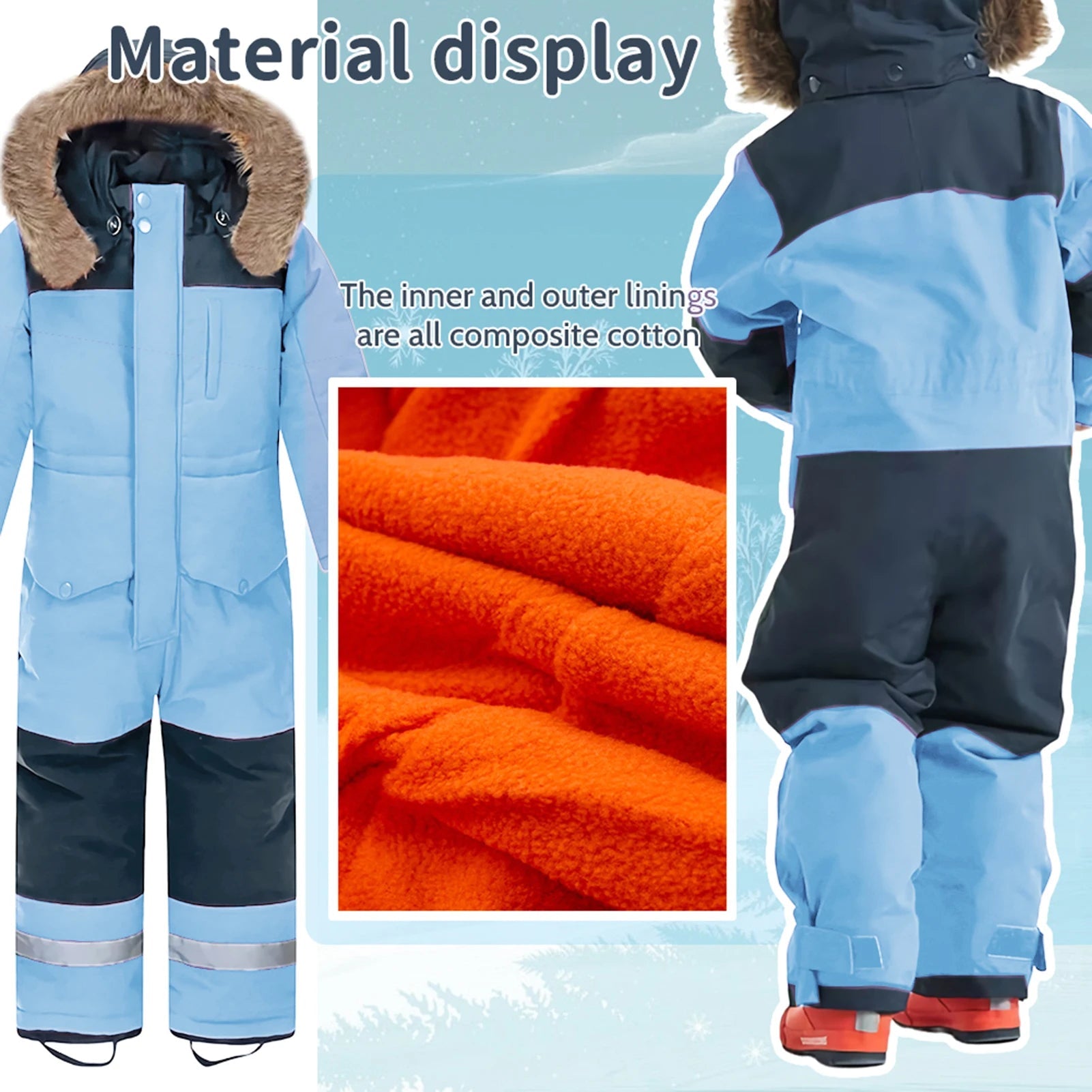 combinaison de ski pour enfants unisexe Ma boutique