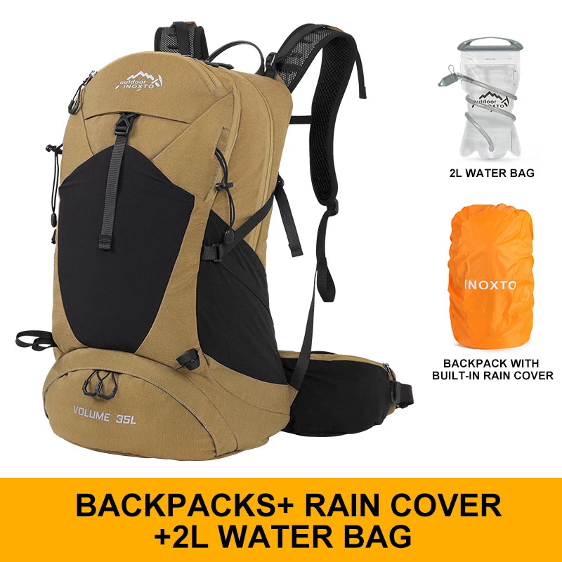 Sac à Dos de Randonnée 35L – Imperméable avec Housse de Pluie Intégrée | Mixte Homme/Femme - BLACKBEARD OUTDOOR INDUSTRIES