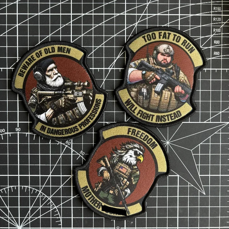 Patch Tactique M4 Rifleman – Badge avec Fixation Velcro - BLACKBEARD OUTDOOR INDUSTRIES