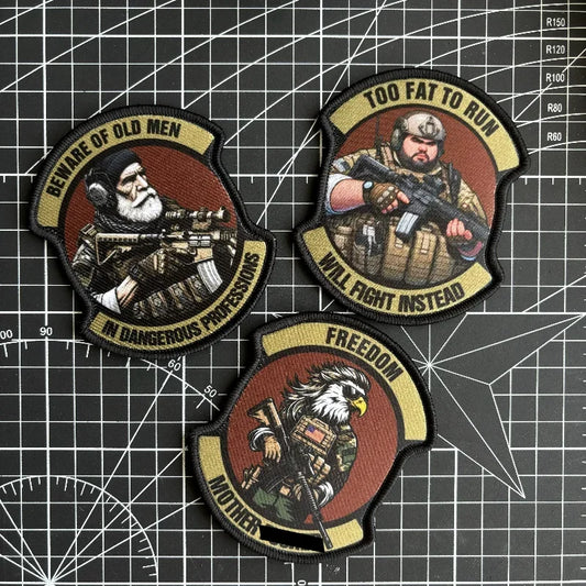 Patch Tactique M4 Rifleman – Badge avec Fixation Velcro - BLACKBEARD OUTDOOR INDUSTRIES