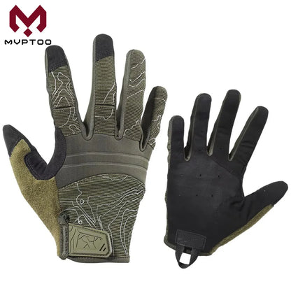 Gants Tactiques Respirants Doigts Complets - Compatibles Écran Tactile