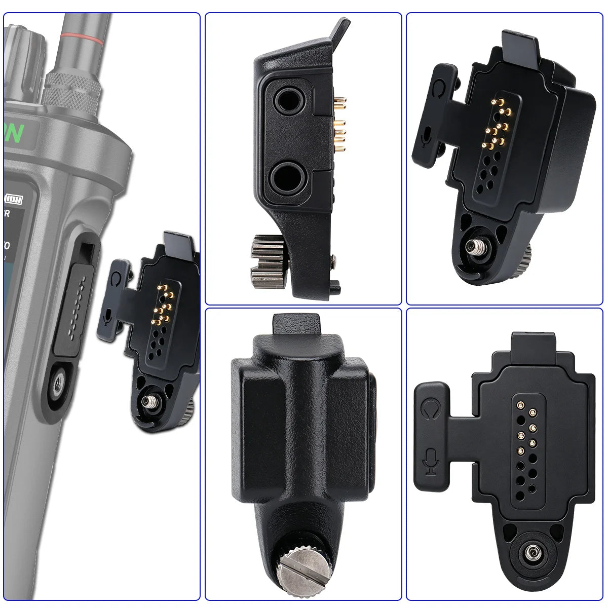 Adaptateur Audio 2 Broches BAJETON BJ-9000 – Connecteur Kenwood pour Radtel RT-950, RT-950Pro, BJ-9000