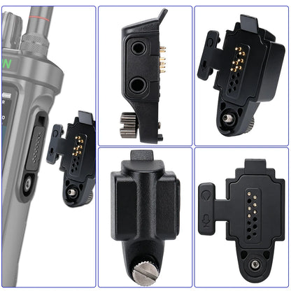 Adaptateur Audio 2 Broches BAJETON BJ-9000 – Connecteur Kenwood pour Radtel RT-950, RT-950Pro, BJ-9000