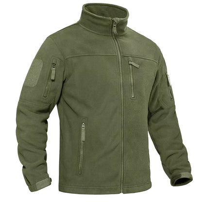 Veste Polaire Tactique Homme TACVASEN — Col Montant, Zip Intégral, 7 Poches | S à 2XL US - BLACKBEARD OUTDOOR INDUSTRIES