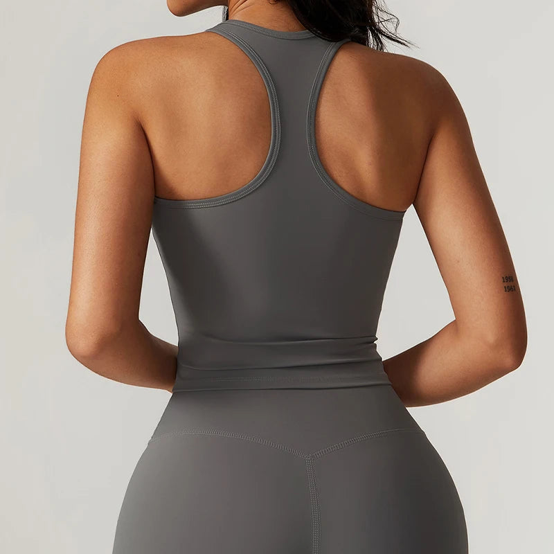 Débardeur Sport Femme Hearuisavy – Yoga Running Gym Séchage Rapide Maintien
