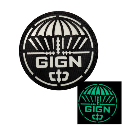 Patch Tactique France GIGN Infrared – Brodé avec Drapeau et Effet Réfléchissant IR - BLACKBEARD OUTDOOR INDUSTRIES
