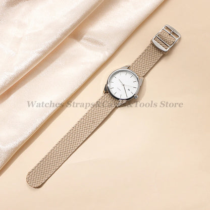 Bracelet de Montre en Toile Nylon Tissée – Compatible avec Omega, Seiko, Samsung, Huawei et Autres Montres - BLACKBEARD OUTDOOR INDUSTRIES