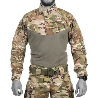 Chemise Tactique de Combat à Manches Longues pour Homme - Haut Camouflage pour Entraînement Militaire, Chasse, et Sports de Plein Air BLACKBEARD OUTDOOR INDUSTRIES