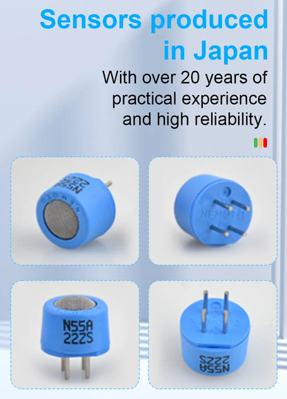 Détecteur de Fuite de Gaz Inflammable – Analyseur de Gaz Naturel, LPG, Méthane, Alcool (50000 PPM/LEL%) avec Sonde Flexible - BLACKBEARD OUTDOOR INDUSTRIES