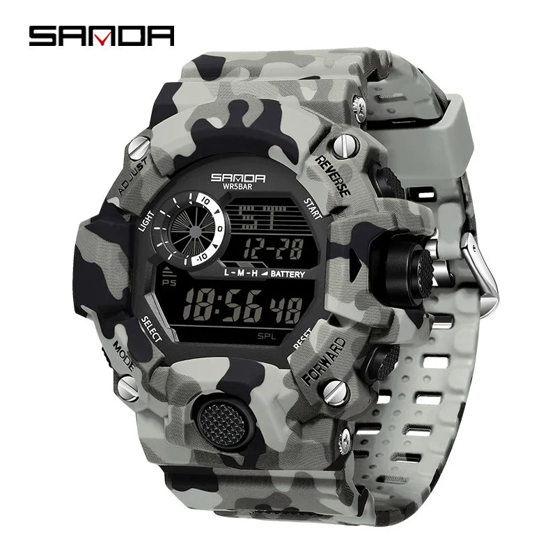 SANDA 2183 – Montre Électronique Homme - BLACKBEARD OUTDOOR INDUSTRIES