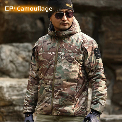 Veste Tactique d'Hiver Homme – Parka Camouflage Chaude, Coupe-Vent et Imperméable avec Capuche, Idéale pour les Activités Extérieures et les Conditions Climatiques Rigoureuses BLACKBEARD OUTDOOR INDUSTRIES