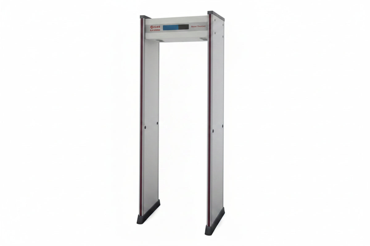 Portique Detecteur de Metaux 18 Zones – Portique de Securite Haute Sensibilite CE ROHS FCC ISO9001 IP55 Ecran LCD Ethernet pour ERP, Centre Commercial et Evenementiel Exterieur