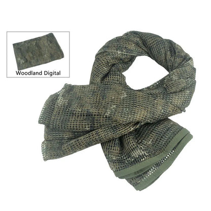 Foulard Camouflage en Maille - Voile de Sniper Camouflage pour Extérieur (Camping, Randonnée, Chasse, Tir) BLACKBEARD OUTDOOR INDUSTRIES