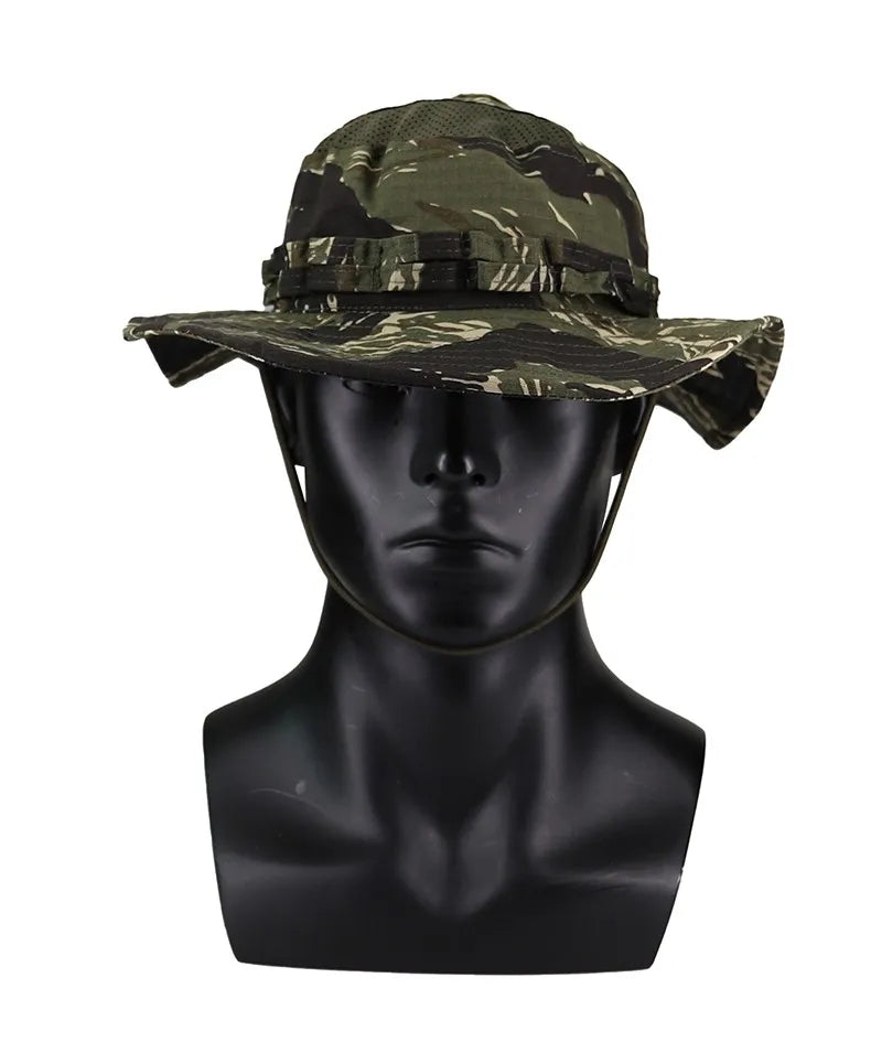 Chapeau Tactique Camo Unisexe – Casquette de Pêche, Randonnée et Soleil - BLACKBEARD OUTDOOR INDUSTRIES